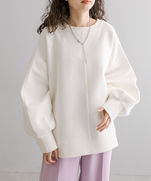 mystic（ミスティック）の「バックシャンプルオーバー（Tシャツ/カットソー・レディース・オフホワイト/ベージュ/ブラック・FREE）」の18枚目の写真