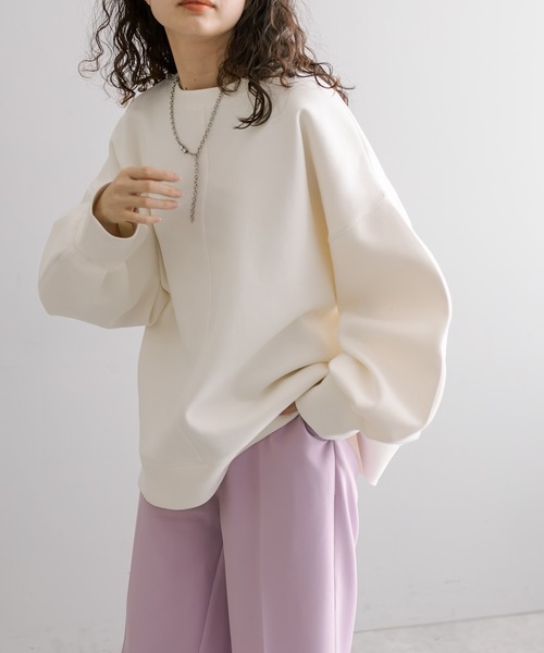mystic（ミスティック）の「バックシャンプルオーバー（Tシャツ/カットソー・レディース・オフホワイト/ベージュ/ブラック・FREE）」の20枚目の写真