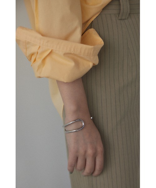 BLACK BY MOUSSY（ブラックバイマウジー）の「double bangle（ダブルバングル）（バングル/リストバンド・レディース・シルバー/ゴールド・FREE）」の13枚目の写真