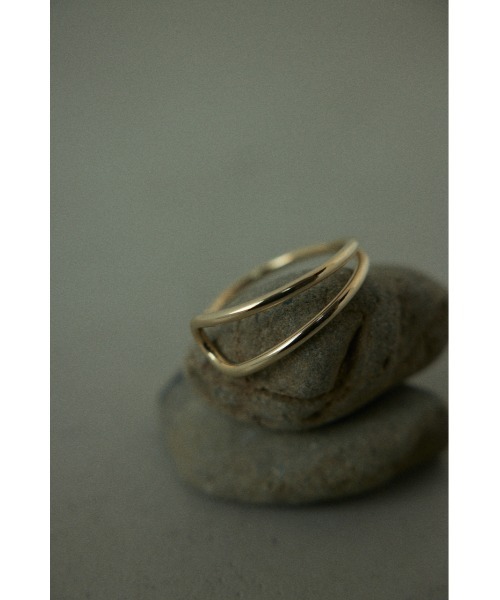 BLACK BY MOUSSY（ブラックバイマウジー）の「double bangle（ダブルバングル）（バングル/リストバンド・レディース・シルバー/ゴールド・FREE）」の6枚目の写真