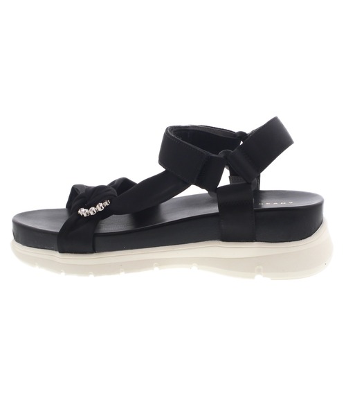 JELLY BEANS（ジェリービーンズ）の「ビジューターバンスポーツサンダル(215-10083)JELLY BEANS(ジェリービーンズ)（サンダル・レディース・シルバー/マルチ/ブラック・S/M/L）」の4枚目の写真