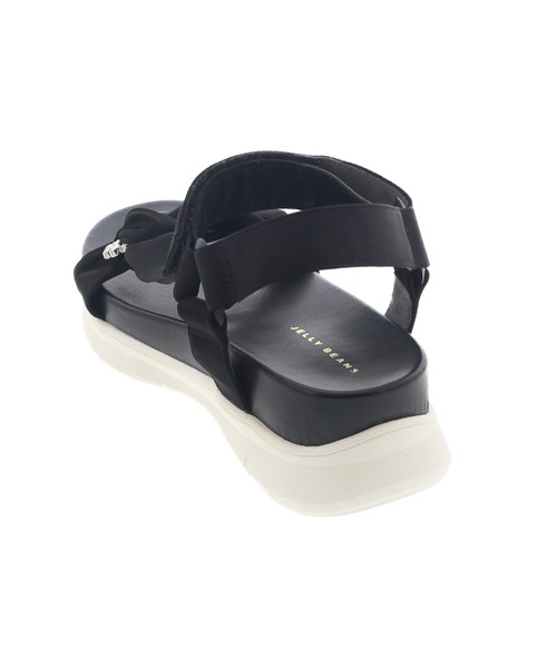 JELLY BEANS（ジェリービーンズ）の「ビジューターバンスポーツサンダル(215-10083)JELLY BEANS(ジェリービーンズ)（サンダル・レディース・シルバー/マルチ/ブラック・S/M/L）」の5枚目の写真