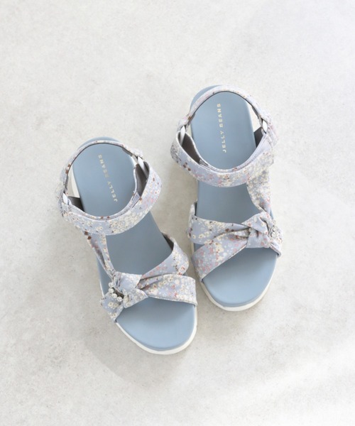 JELLY BEANS（ジェリービーンズ）の「ビジューターバンスポーツサンダル(215-10083)JELLY BEANS(ジェリービーンズ)（サンダル・レディース・シルバー/マルチ/ブラック・S/M/L）」の14枚目の写真