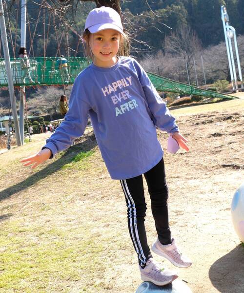 SHOO・LA・RUE（シューラルー）の「◆【110-140cm】アソートラインレギンス（その他パンツ・キッズ・ブラック/グレー/ライトパープル/ブラック系8・11/12/13/14）」の15枚目の写真