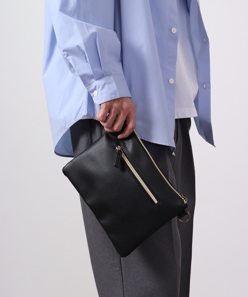 propellerheads(プロペラヘッズ)の「propellerheads 合成皮革サコッシュ(ショルダーバッグ・レディース・ブラウン/マスタード/グレー/ブラック・FREE)」の5枚目の写真