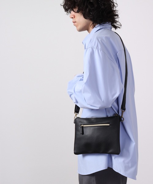 propellerheads(プロペラヘッズ)の「propellerheads 合成皮革サコッシュ(ショルダーバッグ・レディース・ブラウン/マスタード/グレー/ブラック・FREE)」の12枚目の写真