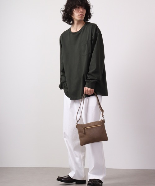 propellerheads(プロペラヘッズ)の「propellerheads 合成皮革サコッシュ(ショルダーバッグ・レディース・ブラウン/マスタード/グレー/ブラック・FREE)」の17枚目の写真