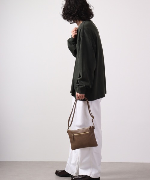 propellerheads(プロペラヘッズ)の「propellerheads 合成皮革サコッシュ(ショルダーバッグ・レディース・ブラウン/マスタード/グレー/ブラック・FREE)」の18枚目の写真