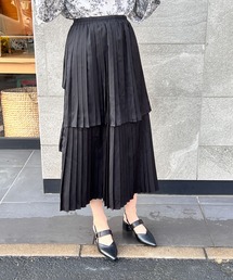 アシメプリーツスカート