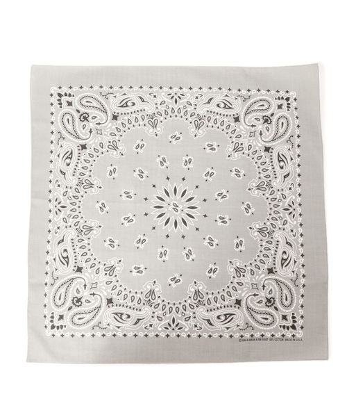 SHIPS（シップス）の「HAVAHANK: バンダナ（ハンカチ/ハンドタオル・メンズ・ネイビー/ホワイト/ダークグレー/ブラック/ブラウン/ワイン/オリーブ/ブルー・ONE SIZE）」の4枚目の写真