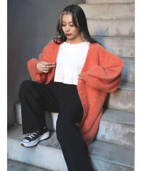 EVRIS（エヴリス）の「BASICクロップドロンT（Tシャツ/カットソー・レディース・ホワイト/ブラック/グリーン・FREE）」の15枚目の写真