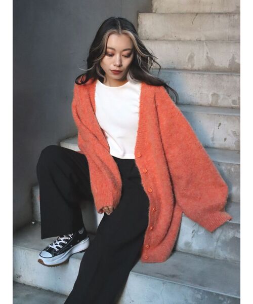 EVRIS（エヴリス）の「BASICクロップドロンT（Tシャツ/カットソー・レディース・ホワイト/ブラック/グリーン・FREE）」の16枚目の写真