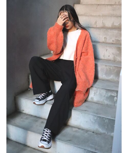 EVRIS（エヴリス）の「BASICクロップドロンT（Tシャツ/カットソー・レディース・ホワイト/ブラック/グリーン・FREE）」の20枚目の写真