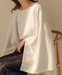 fupel | フレアスリーブスリットスウェット(スウェット)