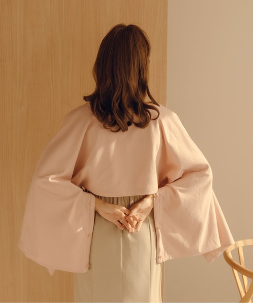 fupel（フぺル）の「フレアスリーブスリットスウェット（スウェット・レディース・ピンク/グレー・FREE）」の18枚目の写真