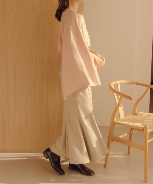 fupel（フぺル）の「フレアスリーブスリットスウェット（スウェット・レディース・ピンク/グレー・FREE）」の22枚目の写真