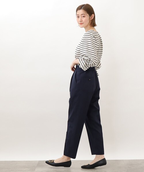 grove（グローブ）の「◆オフィススタイルにおすすめ！洗えてキレイ見えテーパードパンツ！（その他パンツ・レディース・ベージュ/パープル/ブルー・03/02/01/05/04）」の10枚目の写真