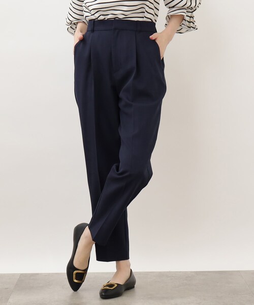 grove（グローブ）の「◆オフィススタイルにおすすめ！洗えてキレイ見えテーパードパンツ！（その他パンツ・レディース・ベージュ/パープル/ブルー・03/02/01/05/04）」の12枚目の写真