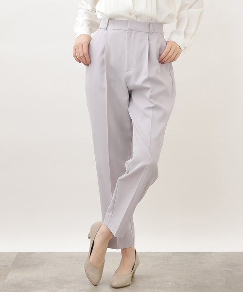 grove（グローブ）の「◆オフィススタイルにおすすめ！洗えてキレイ見えテーパードパンツ！（その他パンツ・レディース・ベージュ/パープル/ブルー・03/02/01/05/04）」の20枚目の写真