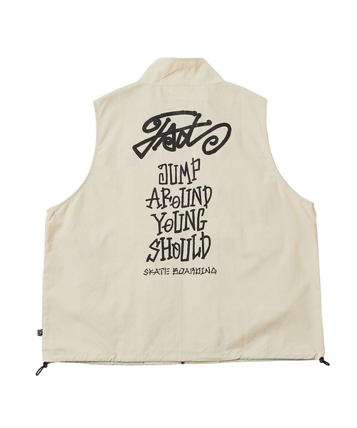 WHO'S WHO gallery（フーズフーギャラリー）の「COOPER FACTスタンドカラーベスト（ベスト・メンズ・アイボリー/ブラック/カーキ・FREE）」の22枚目の写真