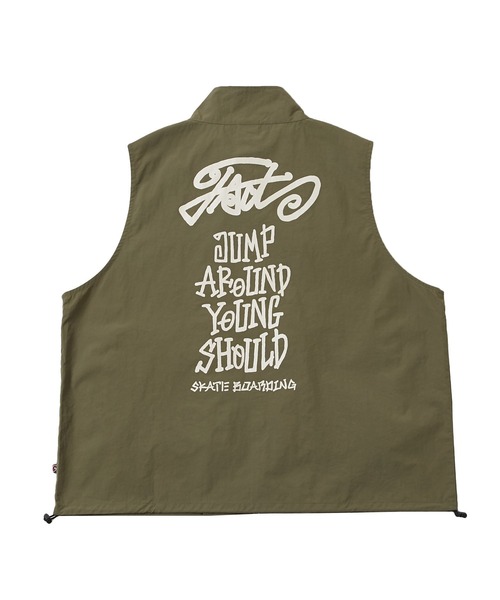 WHO'S WHO gallery（フーズフーギャラリー）の「COOPER FACTスタンドカラーベスト（ベスト・メンズ・アイボリー/ブラック/カーキ・FREE）」の12枚目の写真