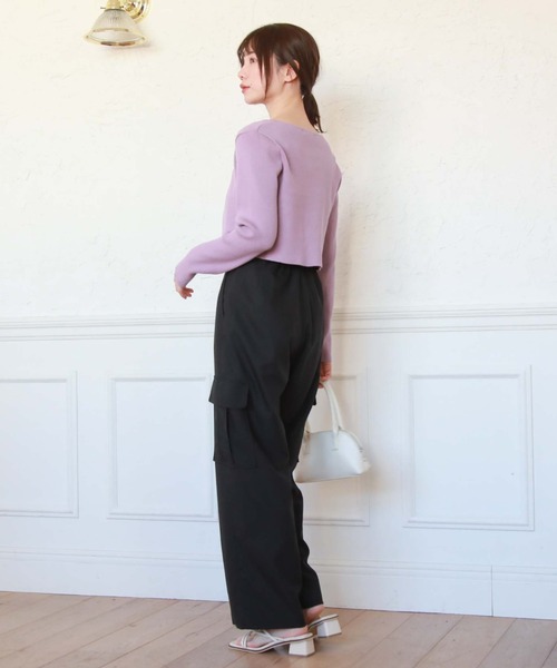 archives（アルシーヴ）の「タックカーゴパンツ（カーゴパンツ・レディース・ブラック/アイボリー/カーキ・MEDIUM）」の19枚目の写真