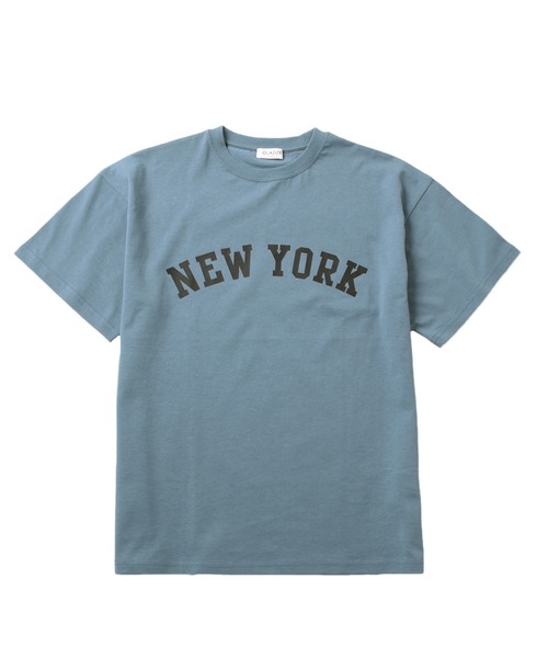 GLAZOS（グラソス）の「【接触冷感】アソートカレッジアーチロゴ半袖Tシャツ（Tシャツ/カットソー・キッズ・グレー/オートミール/チャコールグレー/カーキ/ベージュ/ブルー/ホワイト・140cm/160cm/130cm/170cm/150cm）」の17枚目の写真