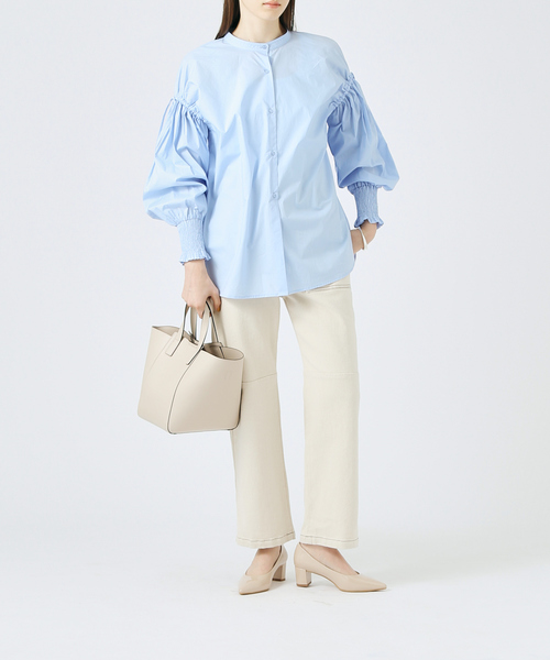 soeur（スール）の「●SOEUR/変形3WAYトートBAG/バケツバッグ（ハンドバッグ・レディース・ブラック/アイボリー/ライトブルー・フリー）」の22枚目の写真