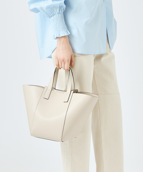 soeur（スール）の「●SOEUR/変形3WAYトートBAG/バケツバッグ（ハンドバッグ・レディース・ブラック/アイボリー/ライトブルー・フリー）」の8枚目の写真