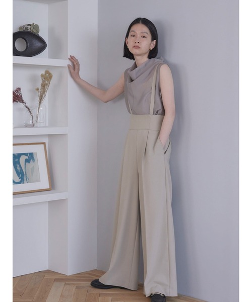 Stylevoice for xxx（スタイルヴォイスフォー）の「タートルネックシアートップス（Tシャツ/カットソー・レディース・ブラック/オフホワイト/グレー/ピンクベージュ・FREE）」の18枚目の写真