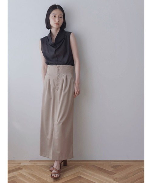 Stylevoice for xxx（スタイルヴォイスフォー）の「タートルネックシアートップス（Tシャツ/カットソー・レディース・ブラック/オフホワイト/グレー/ピンクベージュ・FREE）」の21枚目の写真