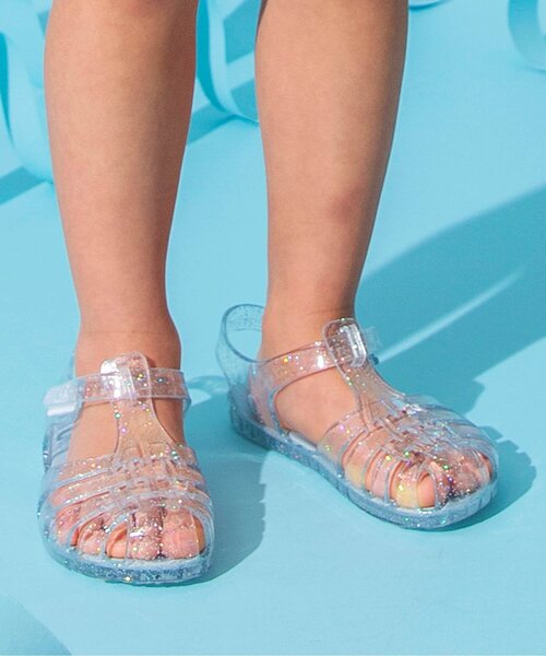 BREEZE（ブリーズ）の「ジェリーサンダル（サンダル・キッズ・ピンク/シルバー/ミント/ラベンダー・14/16/15 /18/19/17）」の4枚目の写真