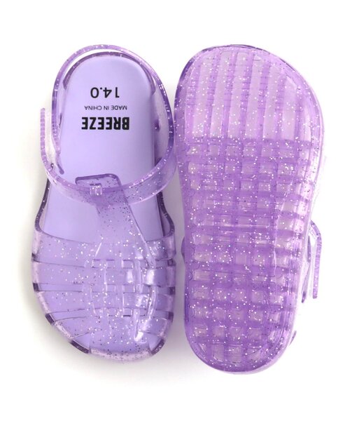 BREEZE（ブリーズ）の「ジェリーサンダル（サンダル・キッズ・ピンク/シルバー/ミント/ラベンダー・14/16/15 /18/19/17）」の9枚目の写真