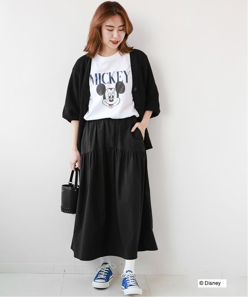 GOOD ROCK SPEED（グッドロックスピード）の「《追加》【GOOD ROCK SPEED / グッドロックスピード】Mickey TEE：Tシャツ（Tシャツ/カットソー・レディース・ホワイト/ネイビー・FREE）」の9枚目の写真