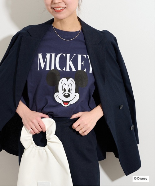 GOOD ROCK SPEED（グッドロックスピード）の「《追加》【GOOD ROCK SPEED / グッドロックスピード】Mickey TEE：Tシャツ（Tシャツ/カットソー・レディース・ホワイト/ネイビー・FREE）」の21枚目の写真