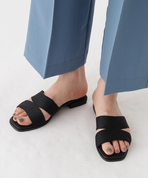 OPAQUE.CLIP（オペークドットクリップ）の「◆メタルコードミュールサンダル（サンダル・レディース・シルバー/ブラック/ピンクゴールド・02/03）」の8枚目の写真