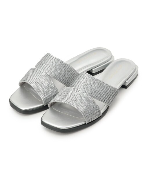 OPAQUE.CLIP（オペークドットクリップ）の「◆メタルコードミュールサンダル（サンダル・レディース・シルバー/ブラック/ピンクゴールド・02/03）」の22枚目の写真