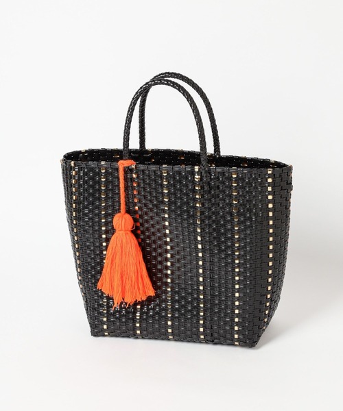 niko and...（ニコアンド）の「オリジナルメルカドトートバッグM（トートバッグ・レディース・ピンク/イエロー/ブラック/ブルー/キャメル/ホワイト・0）」の7枚目の写真