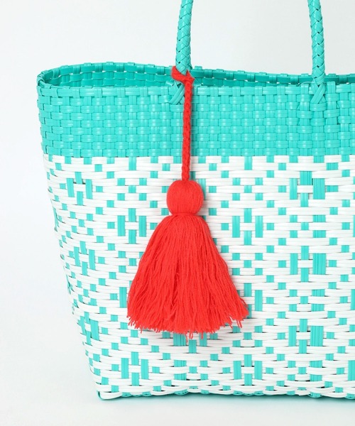 niko and...（ニコアンド）の「オリジナルメルカドトートバッグM（トートバッグ・レディース・ピンク/イエロー/ブラック/ブルー/キャメル/ホワイト・0）」の16枚目の写真