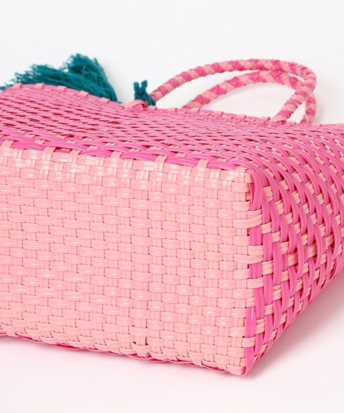 niko and...（ニコアンド）の「オリジナルメルカドトートバッグM（トートバッグ・レディース・ピンク/イエロー/ブラック/ブルー/キャメル/ホワイト・0）」の9枚目の写真