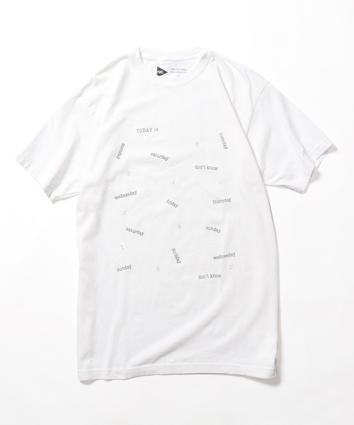 FUNG(ファング)の「FUNG/ファング TODAY is Tシャツ(Tシャツ/カットソー・メンズ・ベージュ/ダークブラウン/ホワイト・L/S)」の2枚目の写真