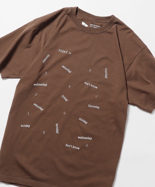 FUNG(ファング)の「FUNG/ファング TODAY is Tシャツ(Tシャツ/カットソー・メンズ・ベージュ/ダークブラウン/ホワイト・L/S)」の13枚目の写真