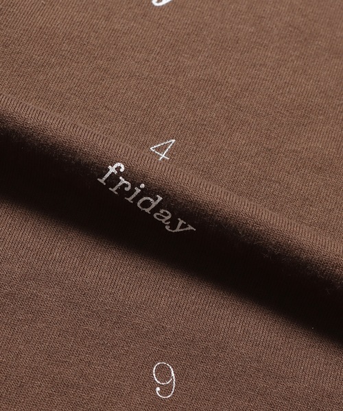 FUNG(ファング)の「FUNG/ファング TODAY is Tシャツ(Tシャツ/カットソー・メンズ・ベージュ/ダークブラウン/ホワイト・L/S)」の11枚目の写真