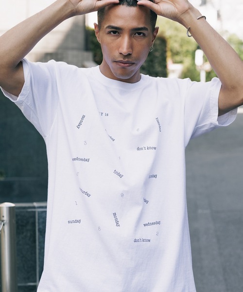 FUNG(ファング)の「FUNG/ファング TODAY is Tシャツ(Tシャツ/カットソー・メンズ・ベージュ/ダークブラウン/ホワイト・L/S)」の17枚目の写真