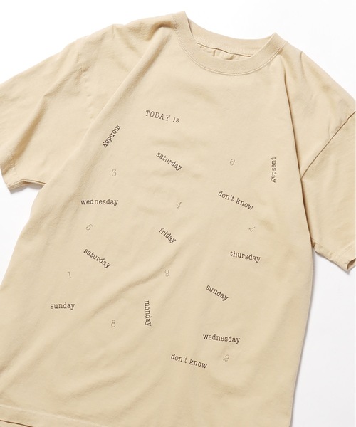 FUNG(ファング)の「FUNG/ファング TODAY is Tシャツ(Tシャツ/カットソー・メンズ・ベージュ/ダークブラウン/ホワイト・L/S)」の20枚目の写真