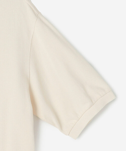 SCYE BASICS（サイベーシックス）の「SCYE BASICS | 〈別注〉鹿の子ヘンリーネックTシャツ WOMEN（ポロシャツ・レディース・グリーン/アイボリー/ピンク系その他/ブラック・38）」の8枚目の写真