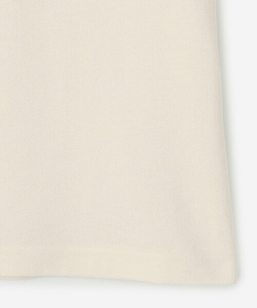 SCYE BASICS（サイベーシックス）の「SCYE BASICS | 〈別注〉鹿の子ヘンリーネックTシャツ WOMEN（ポロシャツ・レディース・グリーン/アイボリー/ピンク系その他/ブラック・38）」の9枚目の写真