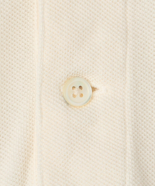 SCYE BASICS（サイベーシックス）の「SCYE BASICS | 〈別注〉鹿の子ヘンリーネックTシャツ WOMEN（ポロシャツ・レディース・グリーン/アイボリー/ピンク系その他/ブラック・38）」の10枚目の写真