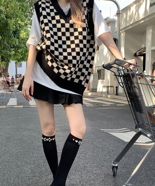 マルチサイズ ベスト ジレ ルーズシルエットベスト レディース SINSS ベスト ジレ Loose silhouette nylon vest / ルーズ