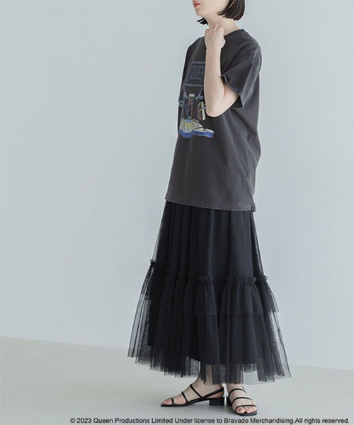 yuw（ユウ）の「ＱＵＥＥＮ　Ｔｅｅ　907569（Tシャツ/カットソー・レディース・ブラック系その他/ブラック系その他2・FREE）」の22枚目の写真